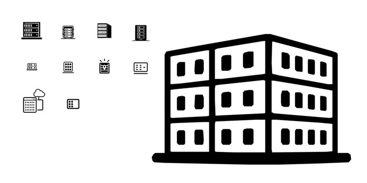 Data Warehouse Icon Pack