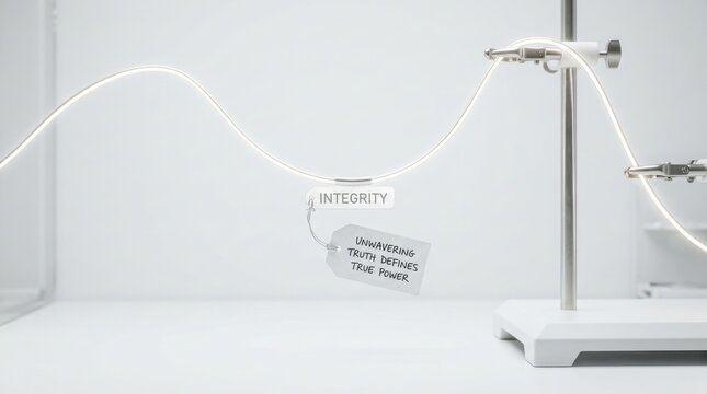 Integrity Defines Power With Unwavering Truth In Clean Setting
