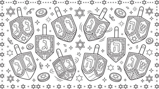 PrintHand drawn seashell and starfish zentangle coloring page vector with intricate mandala patterns for adult relaxation therapy background