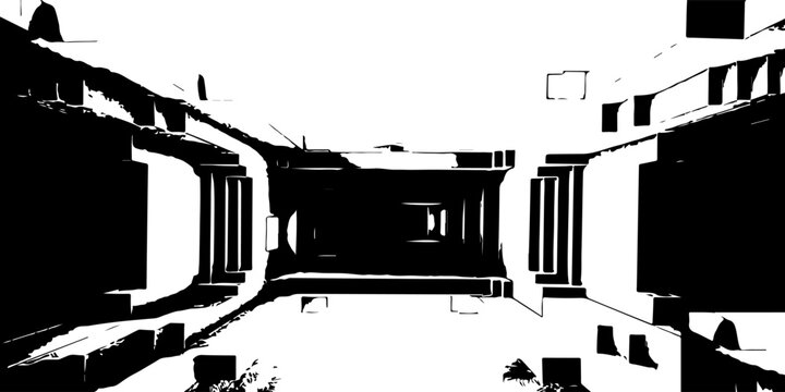 Raw  bells Made in black and white illustrations.