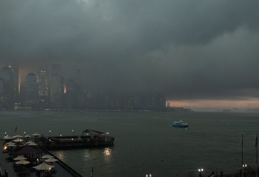 NYC skyline from Jersey city 