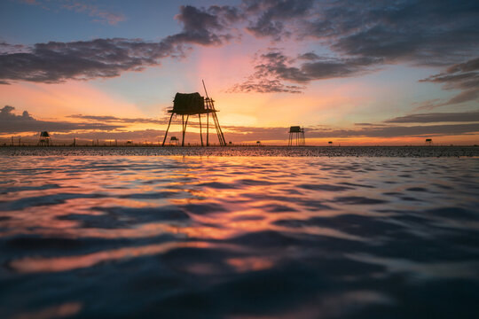 Sunrise Over Clam Stakes