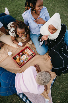 Friends on a picnic