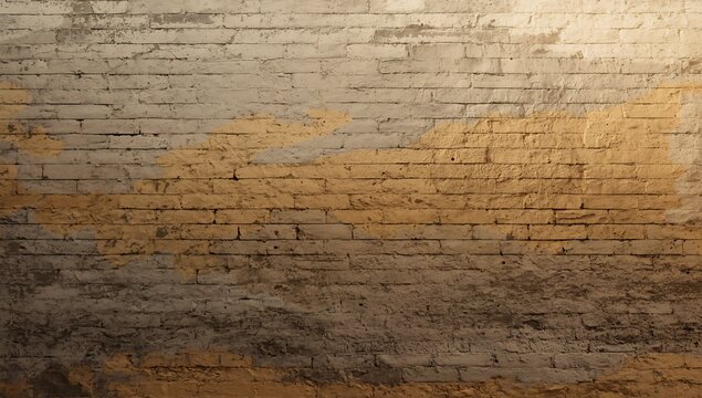 Detailed stone wall texture with horizontal grooves and layers in light and dark brown shades background material