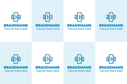 Letters ACA ACB ACD ACE ACG ACJ ACS ACZ Plus Logo Set