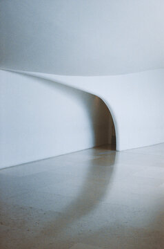 White Curved Passage