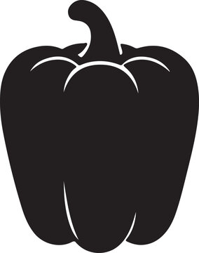 vector illustration of an capcicum 