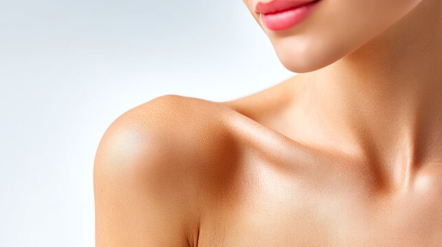 Smooth Skin Treatment for Collarbones with a Soft and Natural Look