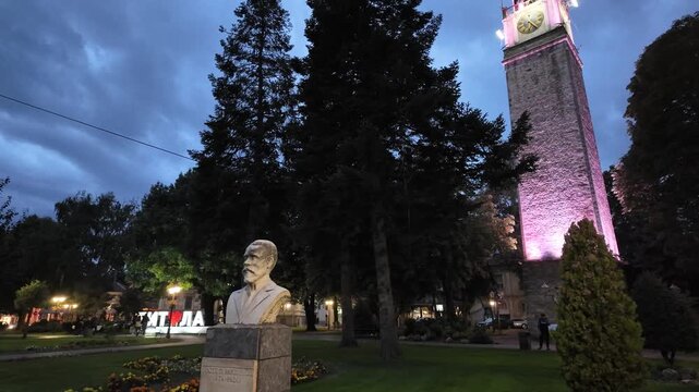 A view from the Historical Clock Tower in Bitola, Macedonia