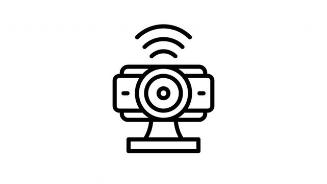 webcam animation icon