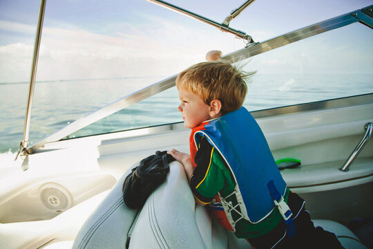 Boy on Boat