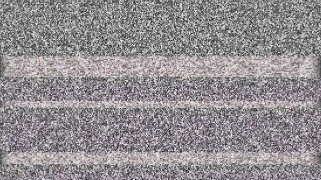 Television turn on and off with noise on old TV screen, vintage switch on off television concept animation, seamless glitch VHS effect for analog and modern LCD TV overlay 4K, film tape, old retro TV
