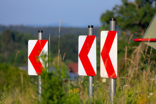 Kurvenleittafeln
