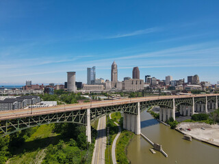 Fototapeta premium Cleveland Ohio 2026 June 12pm