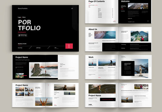 Minimal Portfolio Landscape Layout