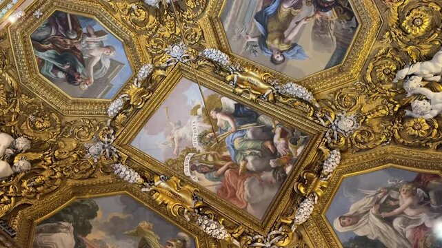 Interior of Palazzo Pitti in Florence Royal Palace Rooms