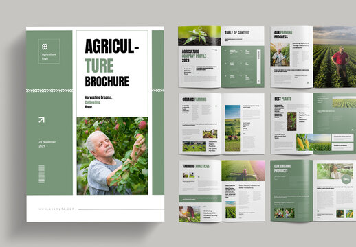 Agriculture Brochure Template