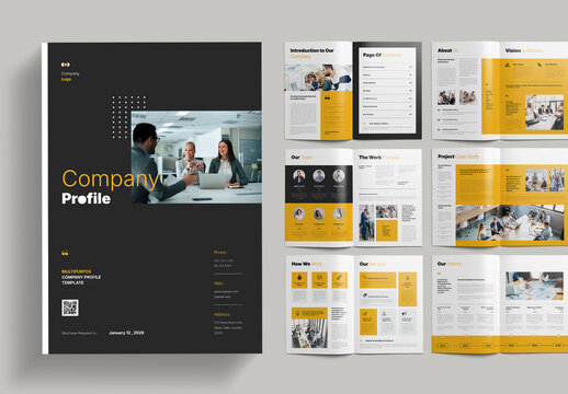 Company Profile Brochure Layout
