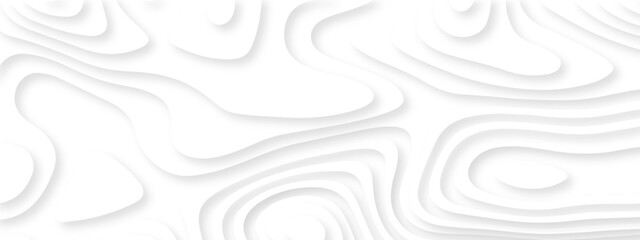 lines seamless pattern sea map topography design. White wave paper curved reliefs Contour maps. Discovery topographic texture backdrop landscape earth style trail map geography design.  © Alibuss