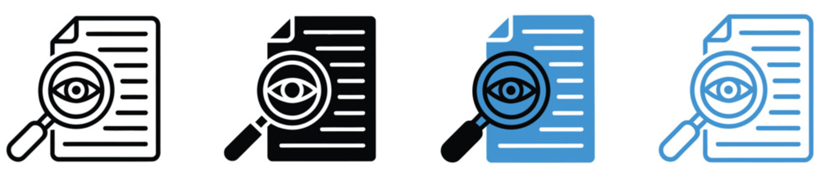 Transparency web icon vector illustration showing information clarity, honest communication, governance system, and clean minimal interface designs