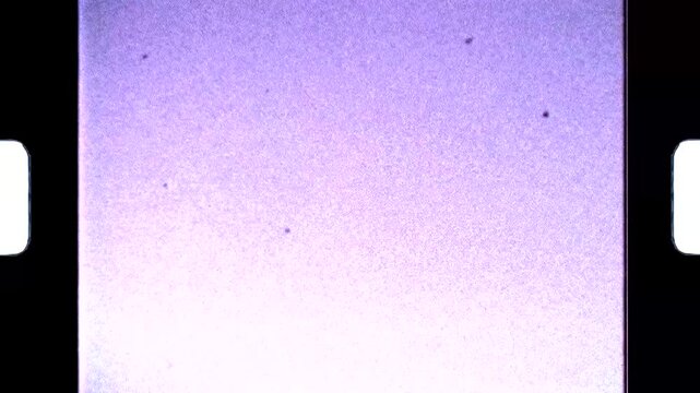 Retro 35mm old film frame. Analog VHS tape damage