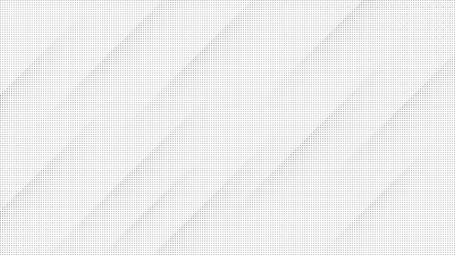 Abstract digital pattern with small gray square pixels and dots arranged in a scattered diagonal design