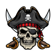 Fototapeta premium The Captain's Last Grin
