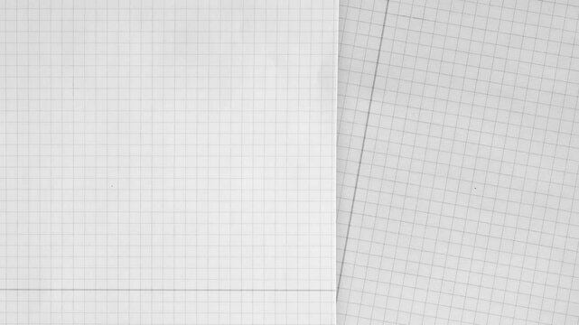 Minimalist white grid paper background, for and education