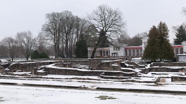 Roman City of Aquincum in Budapest, Hungary