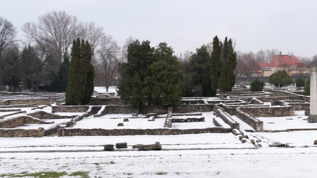 Roman City of Aquincum in Budapest, Hungary