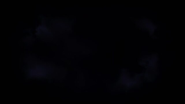 Neon Thank You For Watching Animation in Speech Bubble
