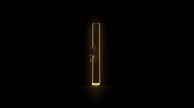Magical Glowing Book Closing Animation with The End Text