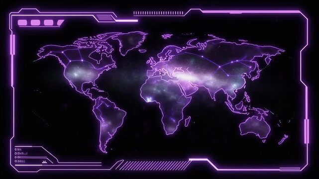 Image photo animation maps purple digital world networks. Cosmic image photo animation glows on abstract galaxy backdrops. Global image photo animation links international servers.
