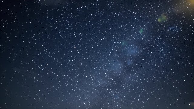A deep dark night sky filled with countless twinkling stars.