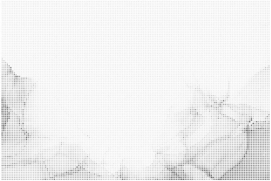 Abstract halftone pattern with gradient dot density