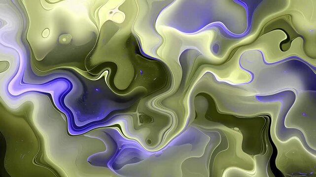 Abstract flowing marble pattern with layered soft curves and smooth fluid texture animation background