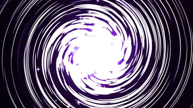 Bright vortex energy swirl abstract background animation