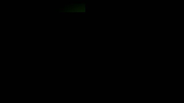 Green neon power button animation digital start up and activation symbol animation