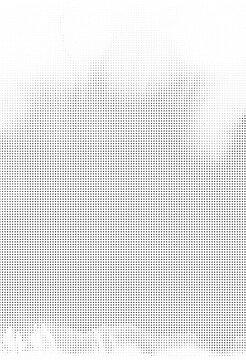 Abstract halftone pattern with black dots