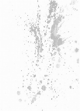 Abstract halftone pattern with triangular shapes