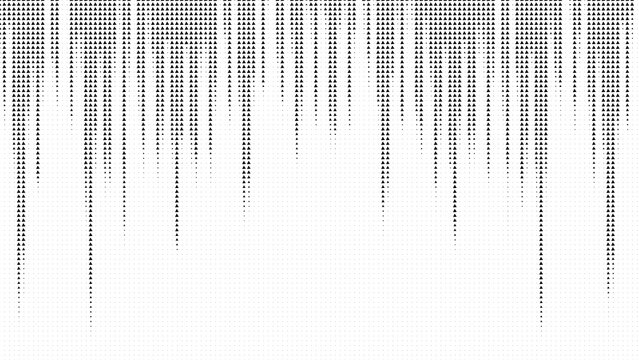 Abstract halftone pattern with vertical triangular shapes
