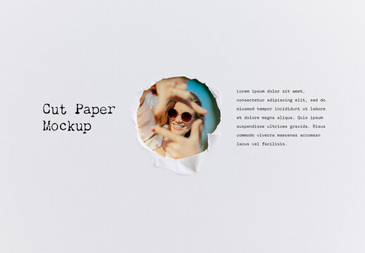 Cut Paper Mockup