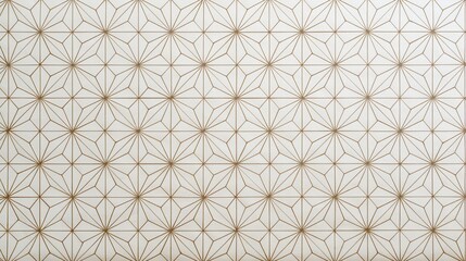 Fototapeta premium Geometric pattern with lines creating shapes on a light background in a design space