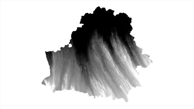 Belarus Black map stain video 4K