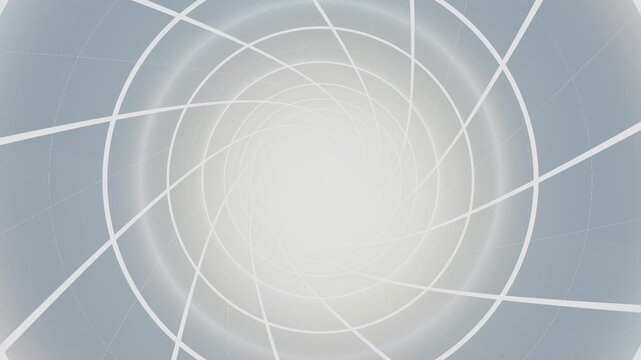 Spiral lines create illusion of depth in abstract design