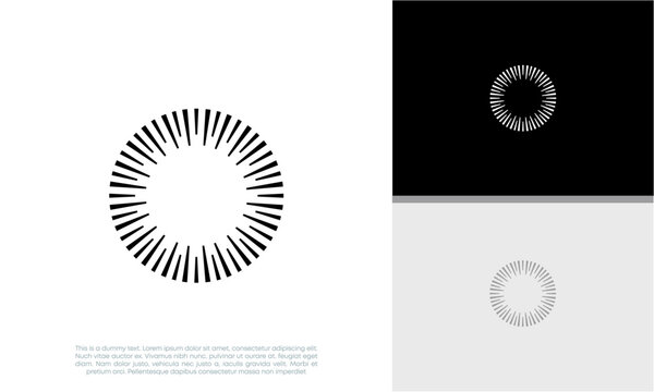 Abstract artificial intelligence logo. Innovative high tech logo template. Smart computer. machine learning. Cognitive logo. Technology Logo.