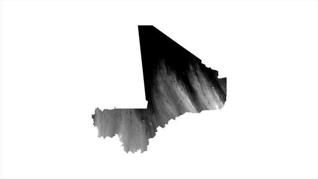 Mali Black map stain video 4K
