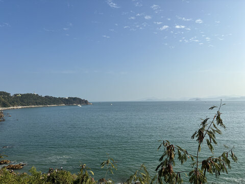 view of the sea from the beach