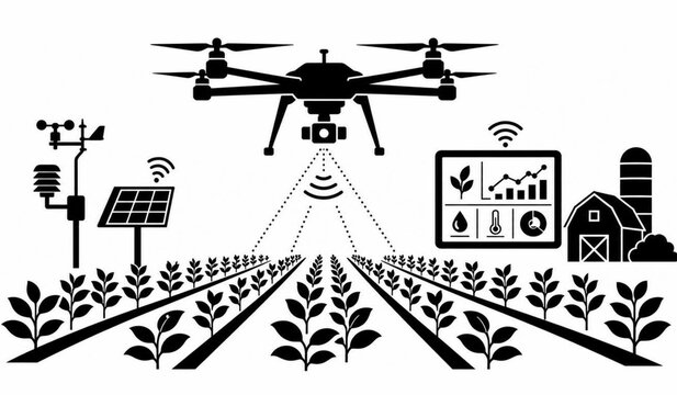 Agricultural drone, precision farming, smart farming, farm technology