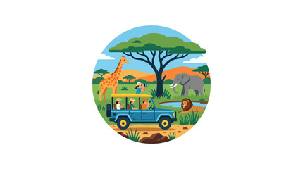 Fototapeta premium safari adventure in africa